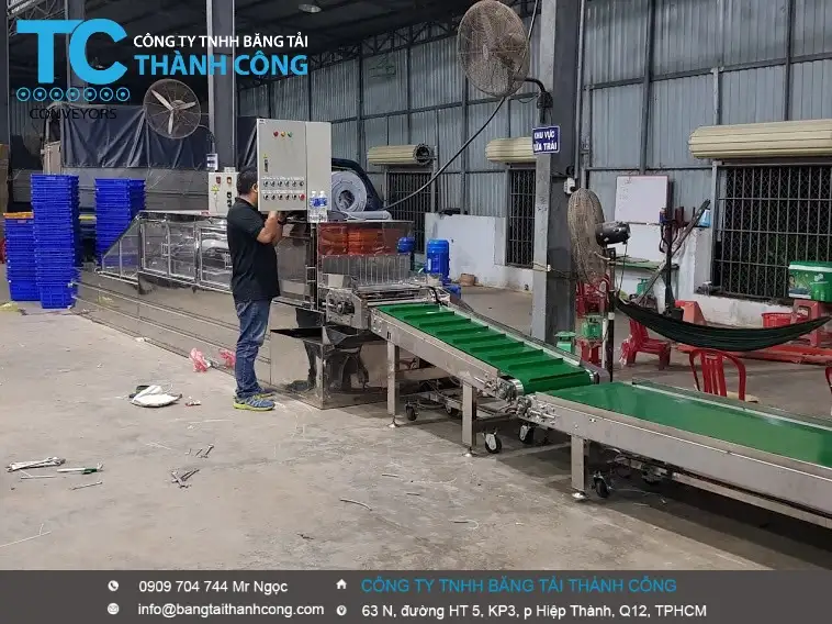 Băng tải do Băng Tải Thành Công chế tạo và lắp dạo